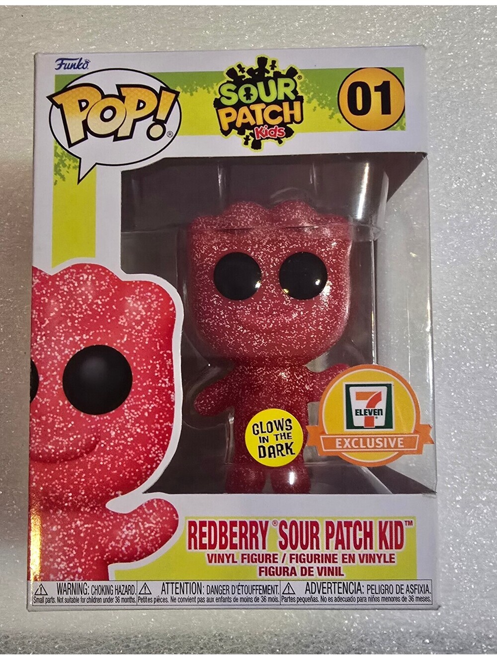 Funko Pop! Sour Patch Kids 01 Redberry Sour Patch Kid GITD